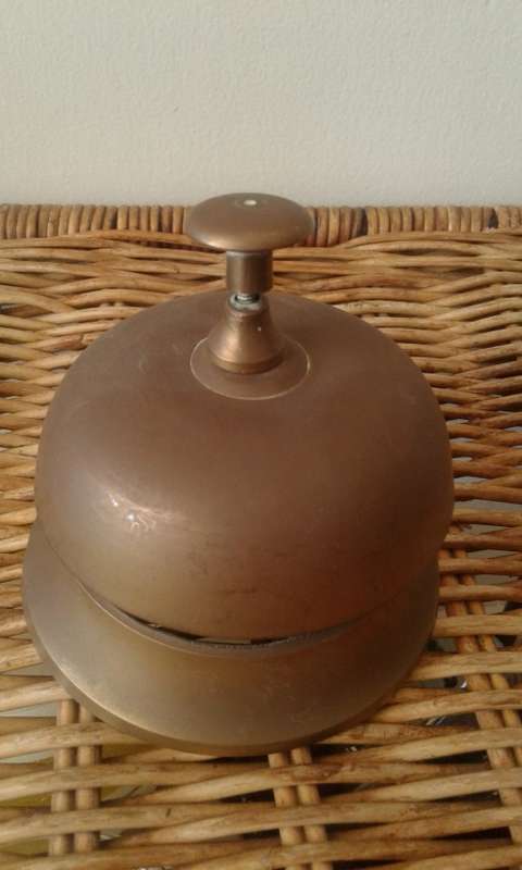 Vintage Hotel Reception Brass Bell