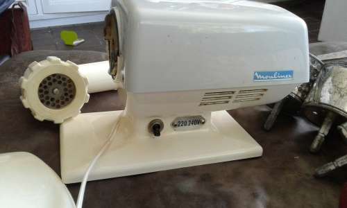 Vintage 1967 Moulinex Combine JEANNETTE Meat Grinder Salad M Made In France Complete All Accessories