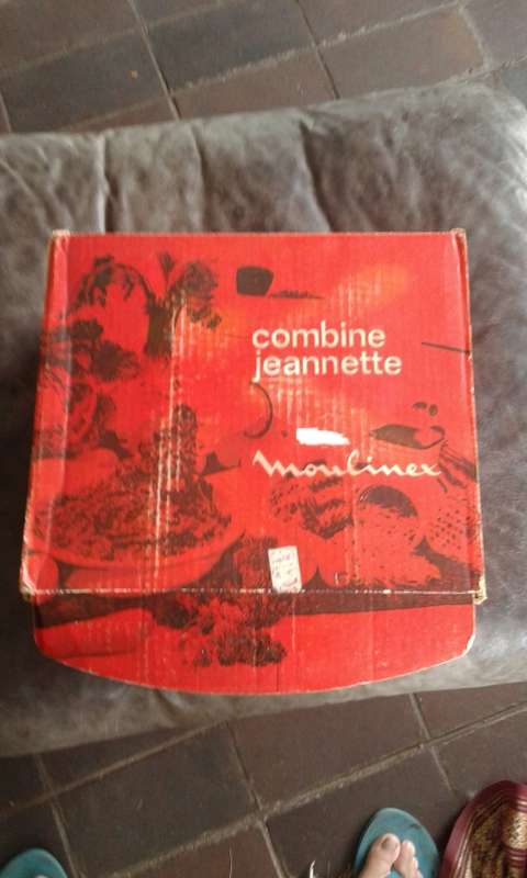 Vintage 1967 Moulinex Combine JEANNETTE Meat Grinder Salad M Made In France Complete All Accessories