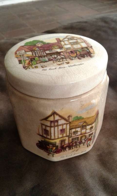 Frank Cooper The Old Coach House York Porcelain Marmalade Jar Pot With Lid England Oxford