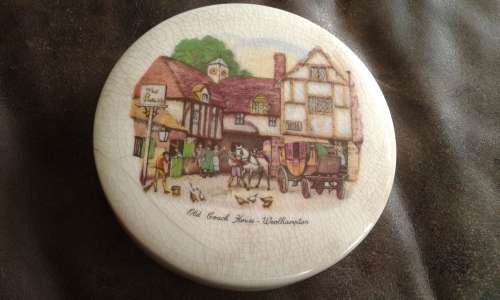 Frank Cooper The Old Coach House York Porcelain Marmalade Jar Pot With Lid England Oxford