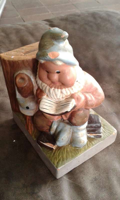 Vintage Porcelain Garden Dwarf Money Box