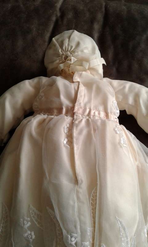 Vintage Bisque Doll Dream Baby Armand Marseille AM Germany Cloth Body Bisque Hands Original Dress