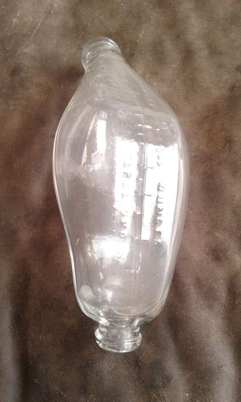 Vintage The Allenbury Feeder Glass Feeding Bottle Made In England