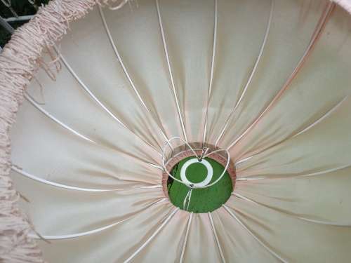 Vintage Light Peach Color Silk Table Lamp Shade