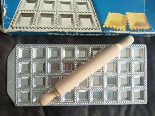 Vintage Torino IPS `raviolamp 36` for the easy and fast production of Ravioli Ravioli Pasta Mold