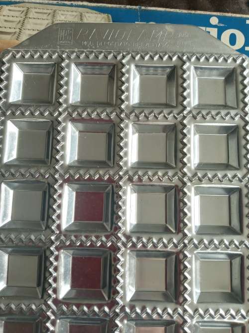 Vintage Torino IPS `raviolamp 36` for the easy and fast production of Ravioli Ravioli Pasta Mold