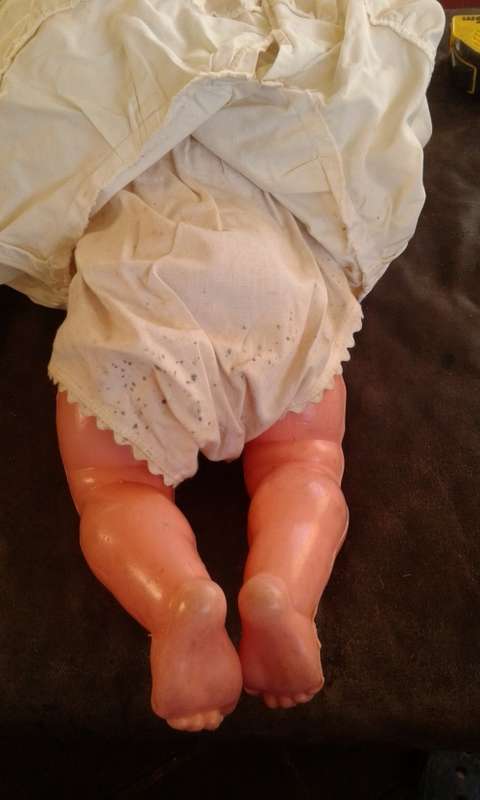 Vintage Large ELVINCO Celluloid Talking Crying Doll 1960s Original Clothes