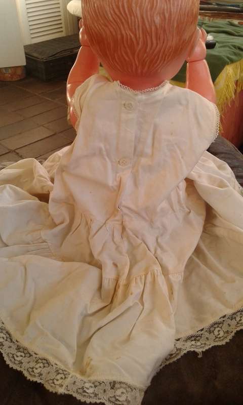 Vintage Large ELVINCO Celluloid Talking Crying Doll 1960s Original Clothes