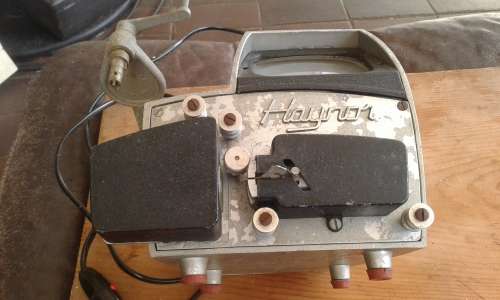 Rare Vintage Haynor Metal 8mm Cine Film Editor Viewer With Rewind Arms And Splicer
