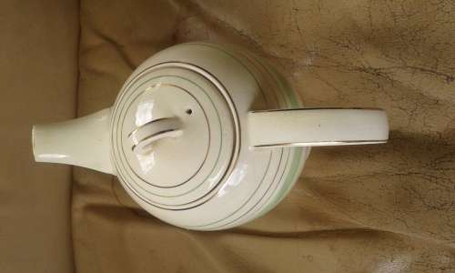 Vintage Woods Ivory Ware Art Deco Coffee Tea Pot