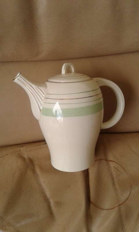 Vintage Woods Ivory Ware Art Deco Coffee Tea Pot