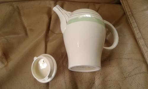 Vintage Woods Ivory Ware Art Deco Coffee Tea Pot