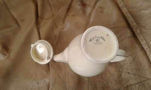 Vintage Woods Ivory Ware Art Deco Coffee Tea Pot