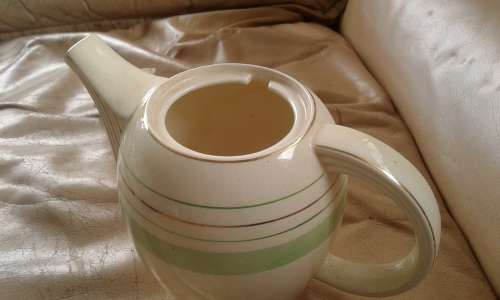 Vintage Woods Ivory Ware Art Deco Coffee Tea Pot