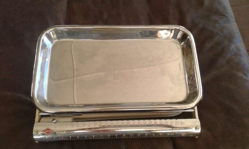 Vintage German 1950s Krups Perla Kitchen Scale In Excellent Condition
