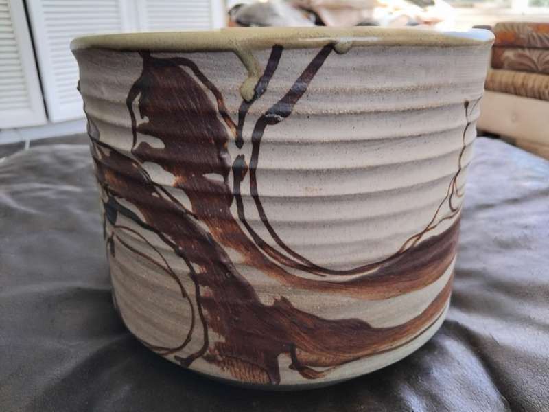 David Walters Natal Ceramicist and Pottery Planter Flower Pot