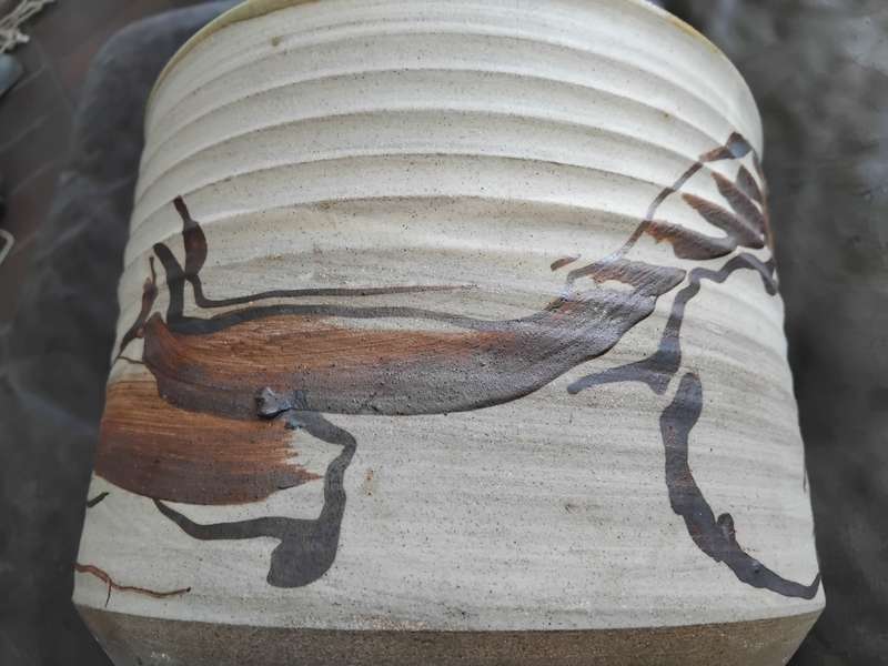 David Walters Natal Ceramicist and Pottery Planter Flower Pot