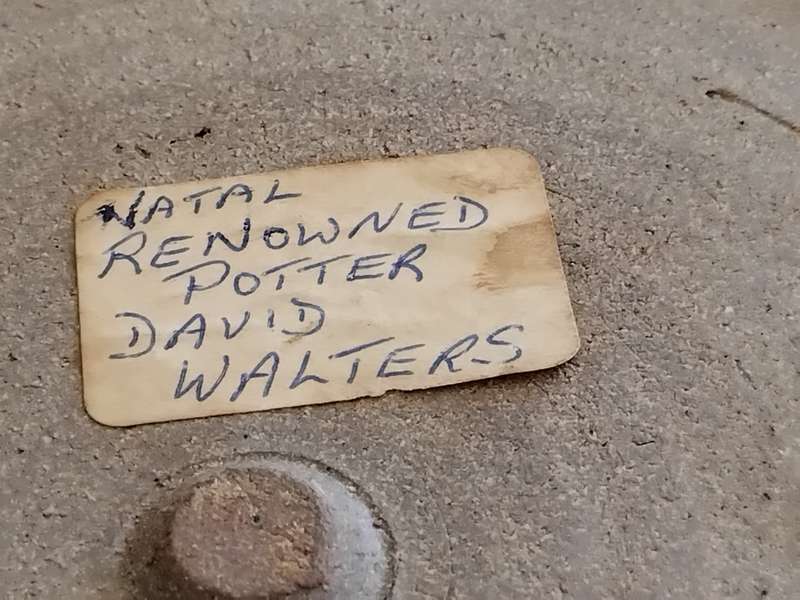 David Walters Natal Ceramicist and Pottery Planter Flower Pot