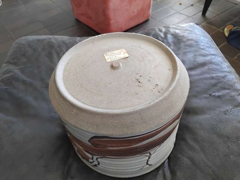 David Walters Natal Ceramicist and Pottery Planter Flower Pot