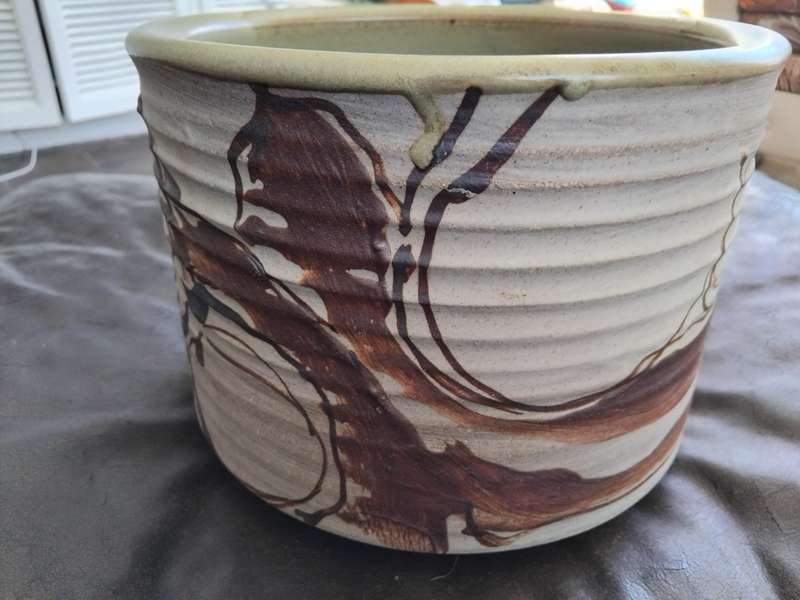 David Walters Natal Ceramicist and Pottery Planter Flower Pot