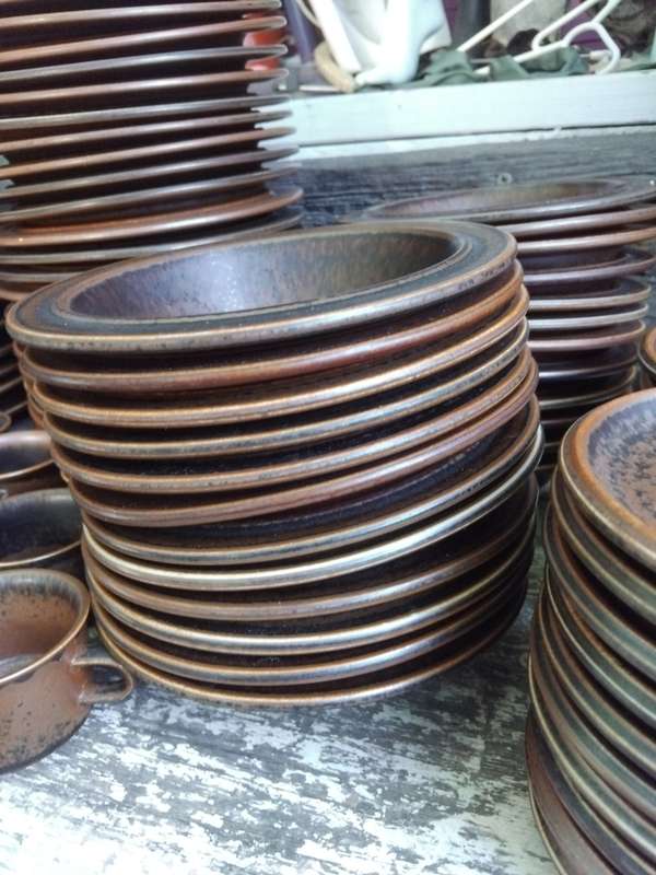 Exceptional Vintage Finland Arabia Ruska Wartsila Ulla Procope MCM 123 Pieces Dinner Coffee Set