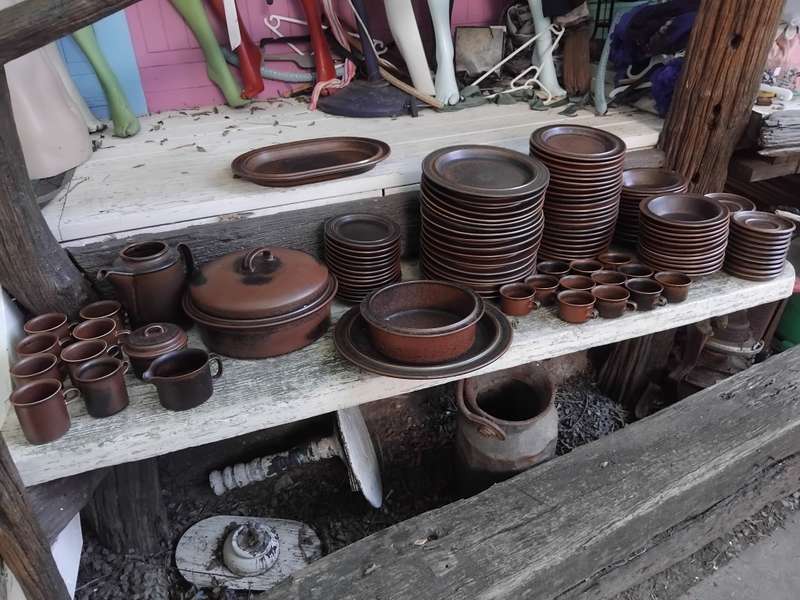 Exceptional Vintage Finland Arabia Ruska Wartsila Ulla Procope MCM 123 Pieces Dinner Coffee Set