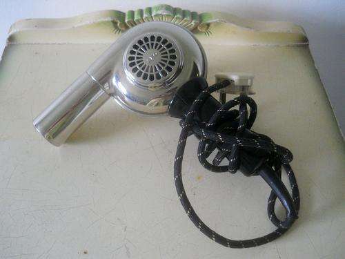 Stunning vintage metal hair blow dryer original from 1950 WORKING