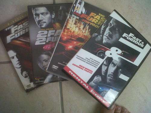 FAST AND THE FURIOUS 1-4