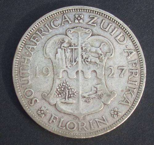 RARE Union 1927 Florin Mintage Only 398 541