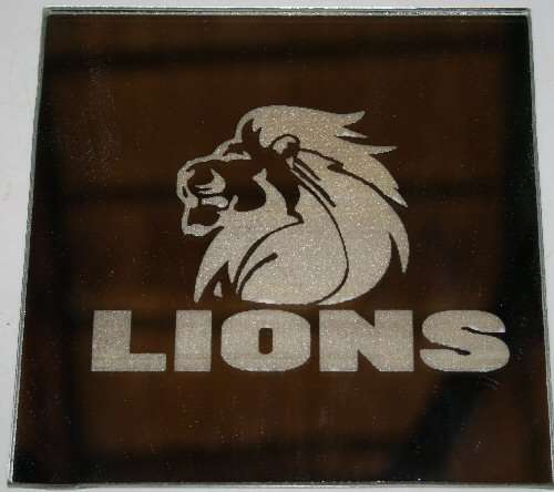 Lions Bar Mirror