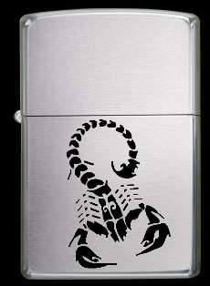Scorpion Zippo Style Oil Lighter
