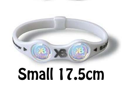 White XB Balance Extreme Bracelet (Small 17.5cm) BUY 2 AND GET 1 FREE!!!!!!!!!