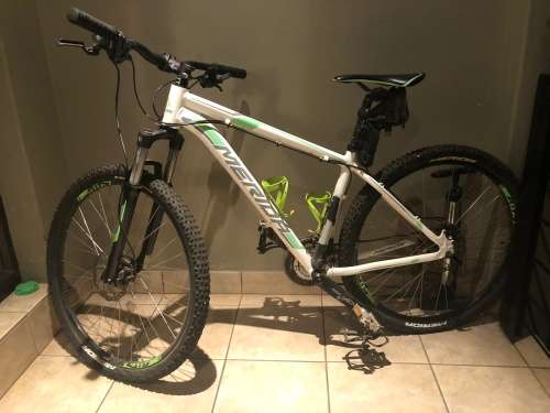Merida Big Seven 40 Mountain Bicycle - Green and White