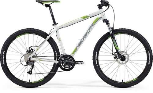 Merida Big Seven 40 Mountain Bicycle - Green and White