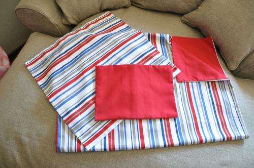 Striped Duvet set for Standard Cot