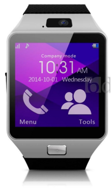 Bluetooth Smartwatch Ph, Sim Card, Camera, Sleep Monitor, SD Card, MP3, Audio & Video - GOLD /Silver