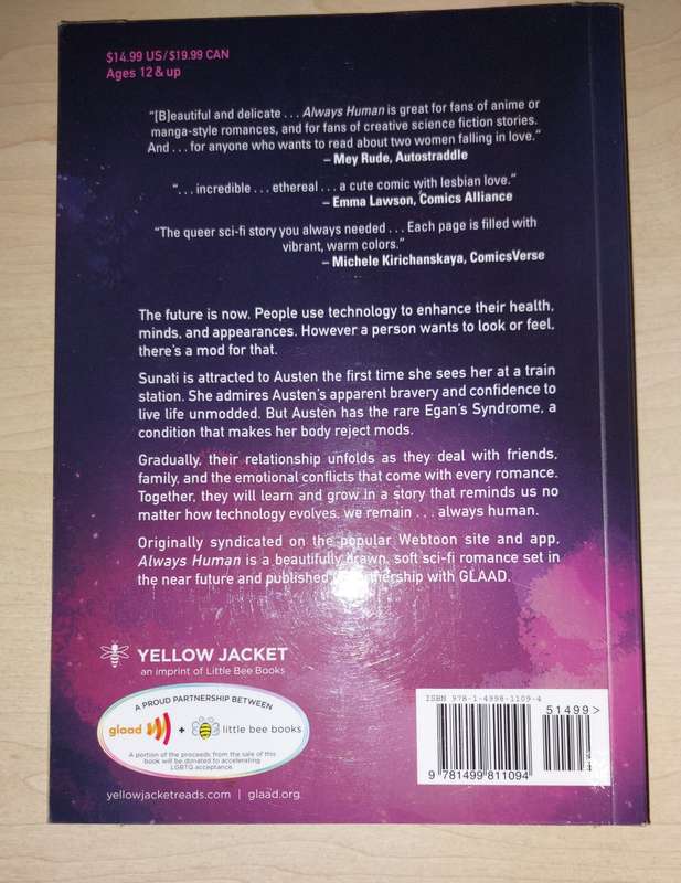 Always Human Webtoon Graphic Novel (Yuri Manga)