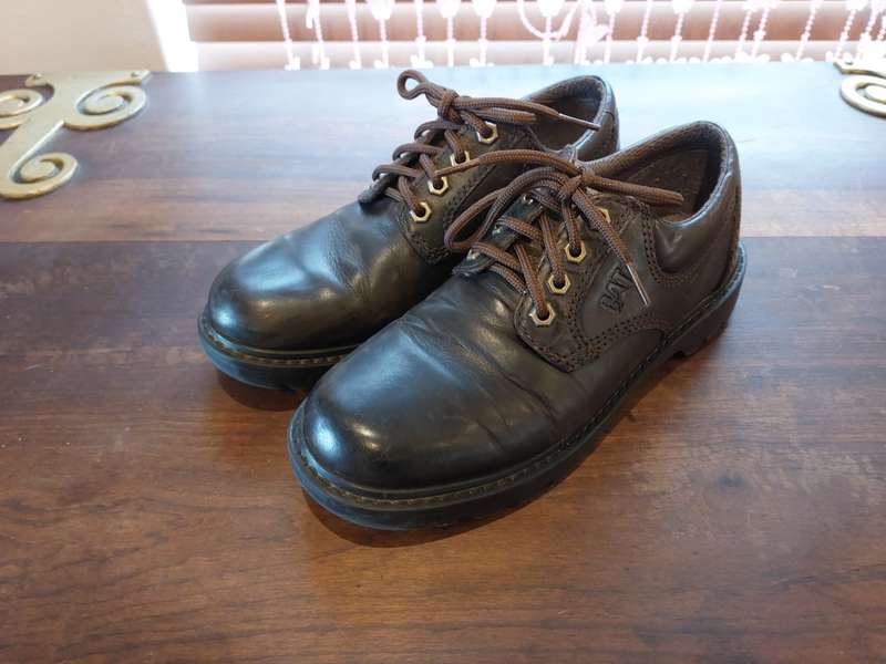 CAT Genuine Leather Size 7 Mens Formal Shoes