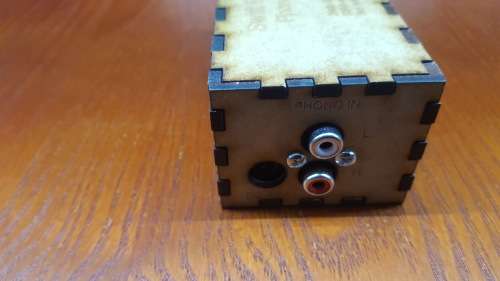 Phono PRE-AMP Plexiglass / wooden