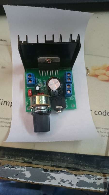 AMPLIFIER TDA7297 12V DC COMPLETE