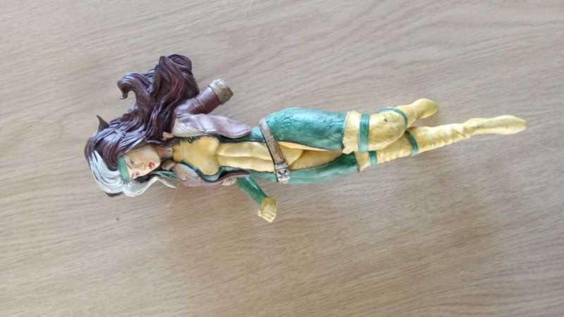 3d Printed Rogue Statue, separated from base, loose arm