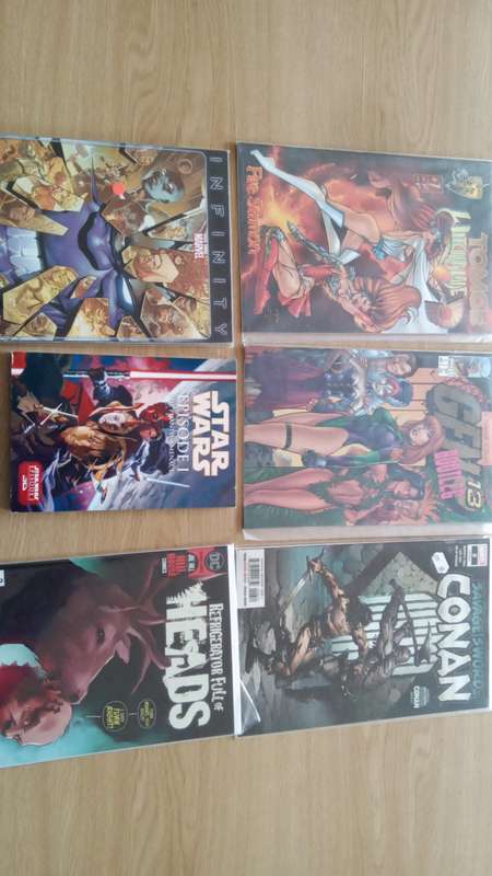Assorted Star Wars, Marvel, Indie, DC comic/TPB lot