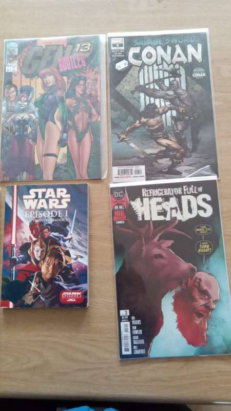 Assorted Star Wars, Marvel, Indie, DC comic/TPB lot