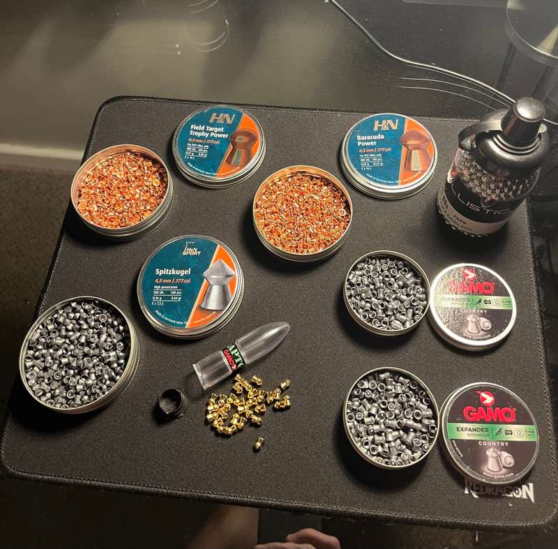 Air Gun Pellets (4.5mm) & CO2 Cartridges
