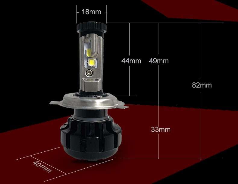 CNSUNNYLIGHT Super Bright Car LED Headlight Kit H4 H13 9007 Hi/Lo H7 H11 9005 9006 w/ XHP50 Chips