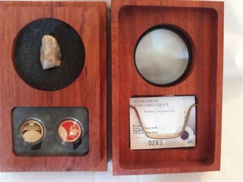 Vredefort Dome World Heritage Site Gold Coin Set