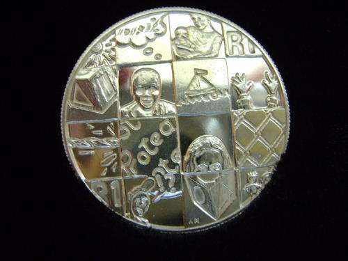 VERY VERY RARE UNC 1998 PROTEA SILVER R1 - CHILDREN IN SAM BOX