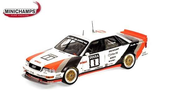 MINICHAMPS 1:18 1991 AUDI V8 QUATTRO - HANS-JOACHIM STUCK - TEAM SMS MOTORSPORT - DTM
