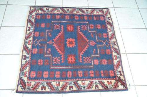 awesome vintage persian handmade carpet 100x100